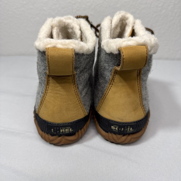 Sorel Out N About Plus Duck Boots NL3150-052 Waterproof Wool Womens Size 9 - Picture 7 of 8